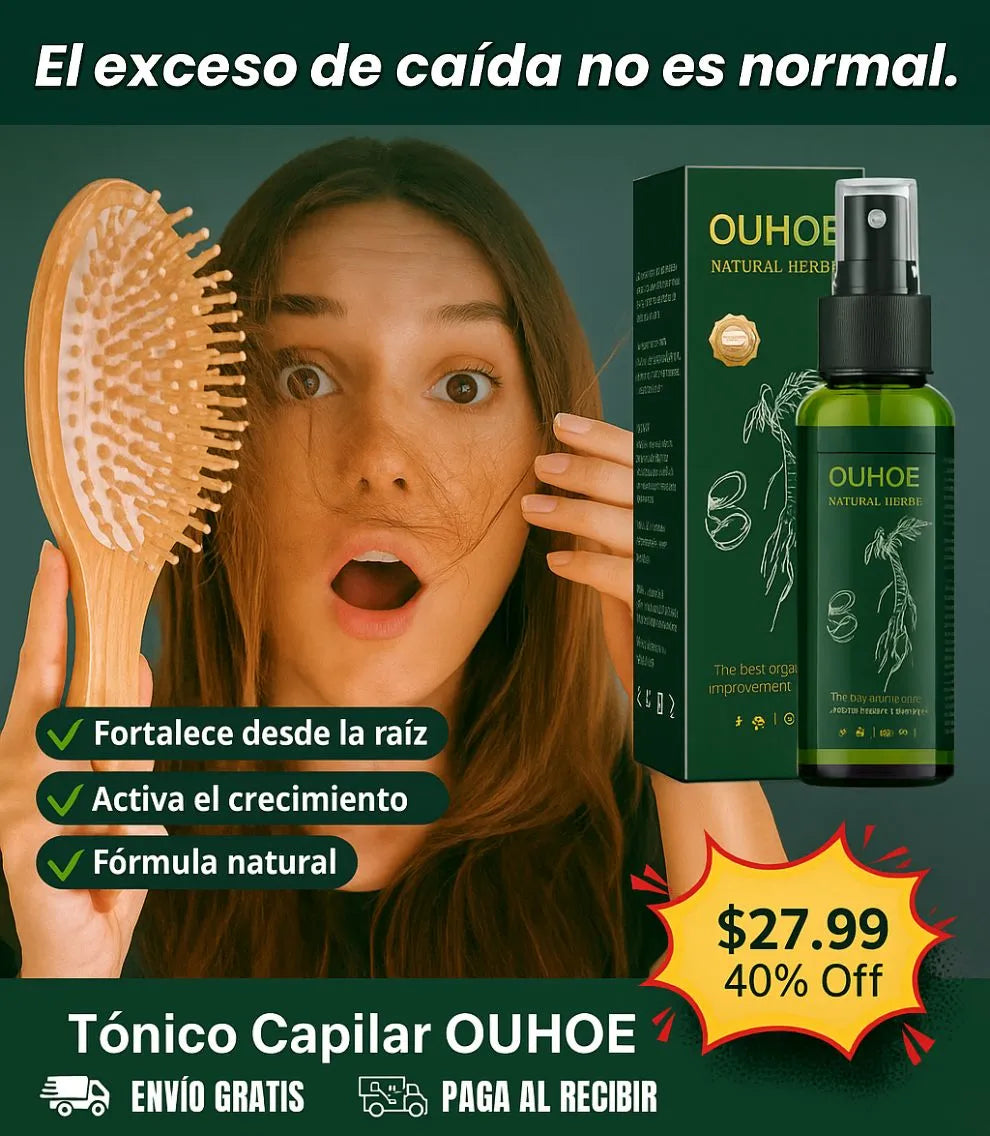 OUHOE™ | Crece, repara y fortalece tu cabello en semanas
