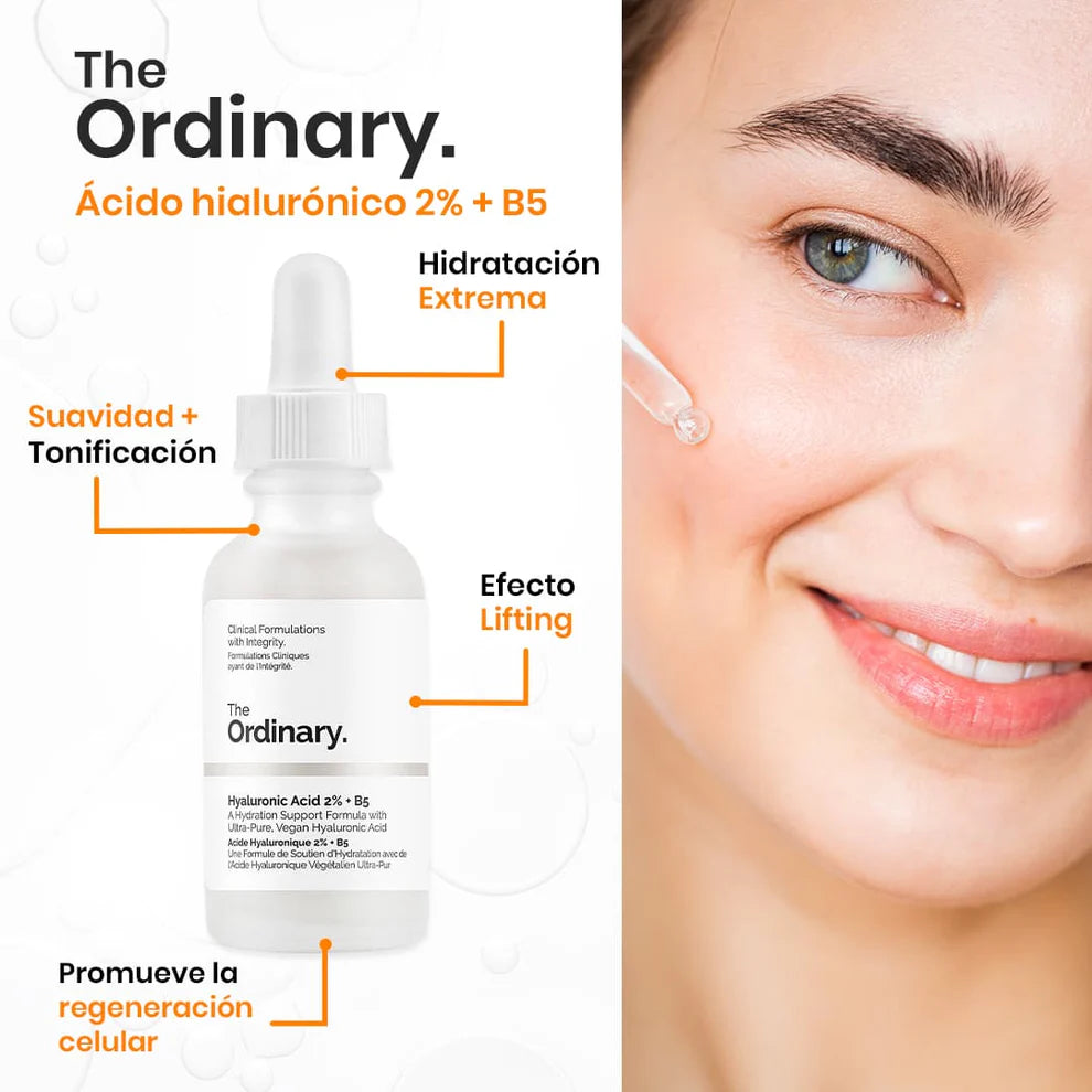 Combo The Ordinary: Ácido Hialurónico + Niacinamida - Envío Gratis