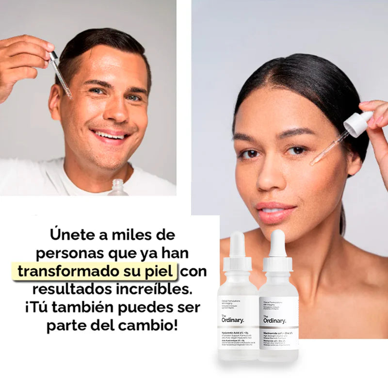 Combo The Ordinary: Ácido Hialurónico + Niacinamida - Envío Gratis