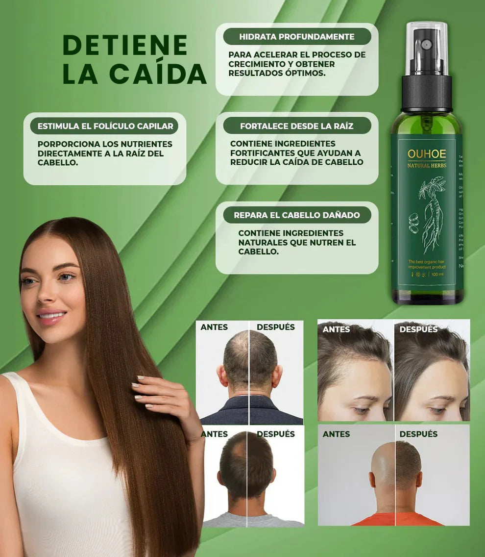 OUHOE™ | Crece, repara y fortalece tu cabello en semanas