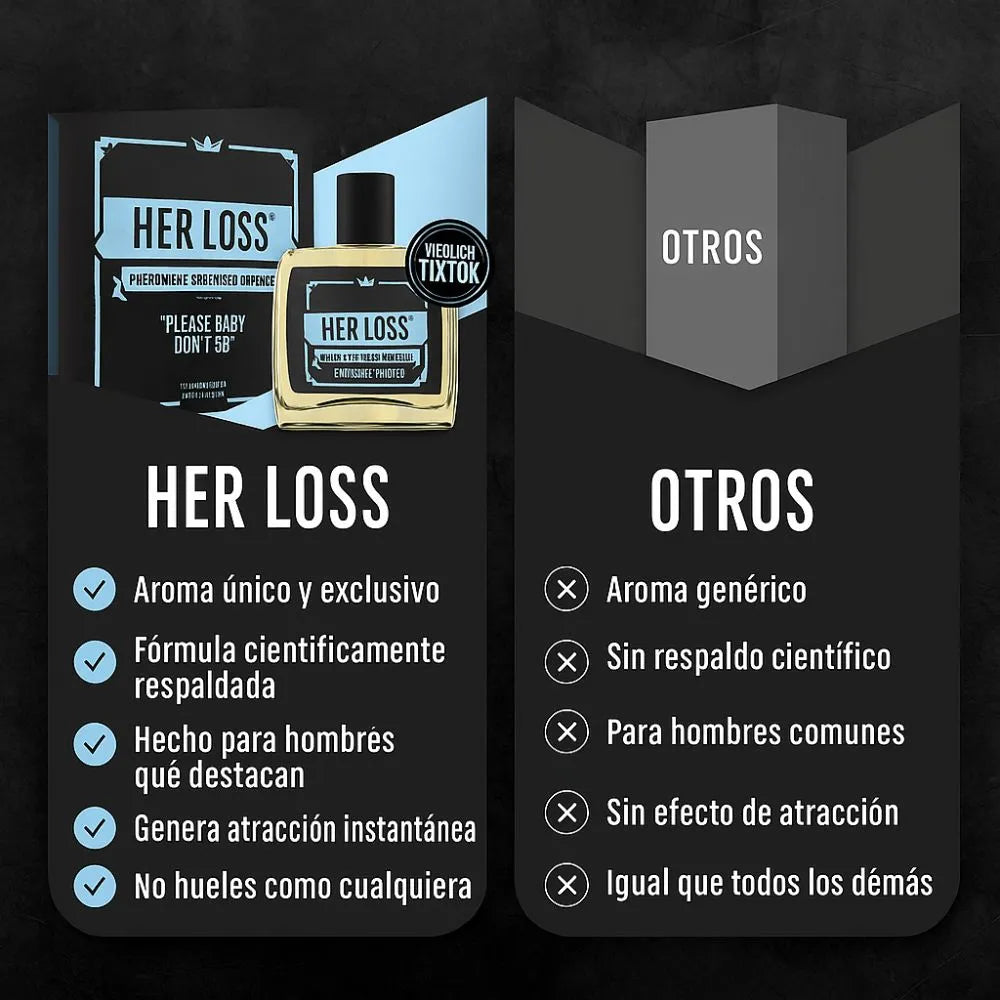 Her Loss Perfume de Feromonas para Hombres 50ml - Envío Gratis