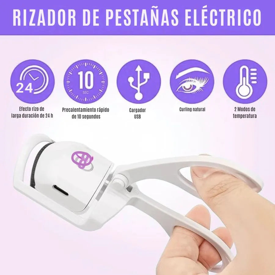 Sérum Alargador de Pestañas + Rizador de Pestañas Eléctrico ¡DE REGALO!
