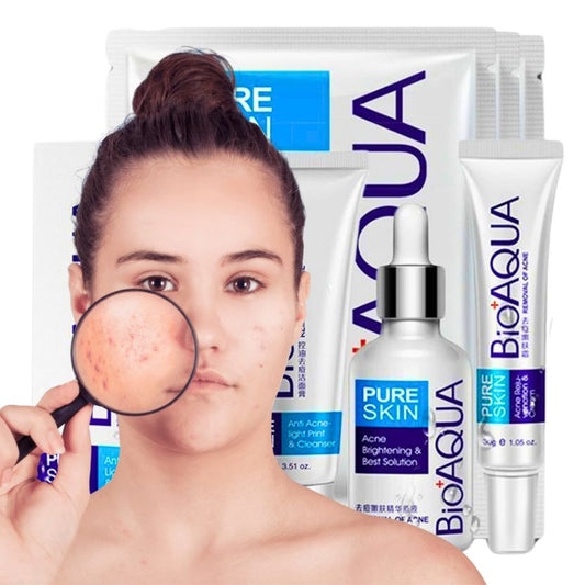 Combo Anti Acne Bioaqua de 4 pasos