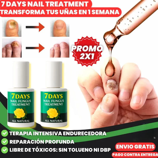 Súper Oferta 2x1: 7 Days Nails™ Endurecedor y Reparador de Uñas
