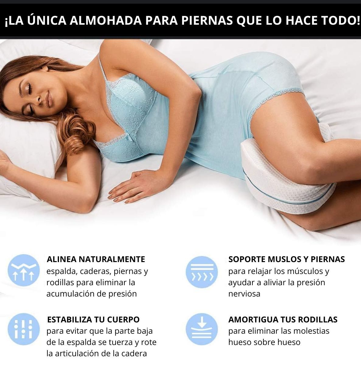 Almohada para Piernas y Rodillas Contour Legacy