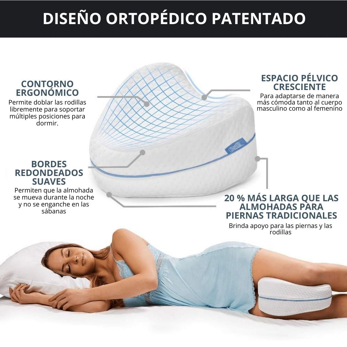 Almohada para Piernas y Rodillas Contour Legacy